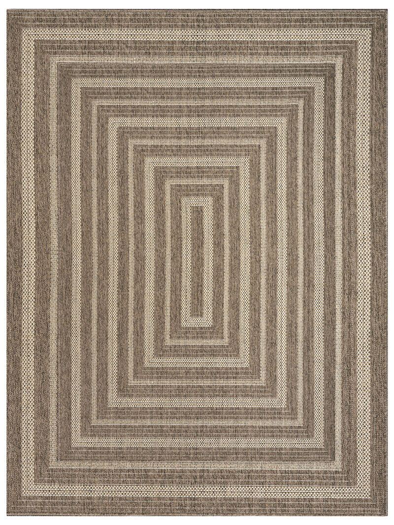Tulum TLM04 Brown 9' x 12' Rug
