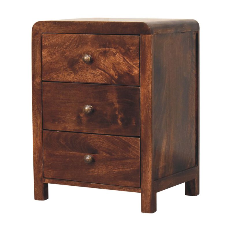 Artisan Furniture Solid Wood California Walnut Naya Bedside