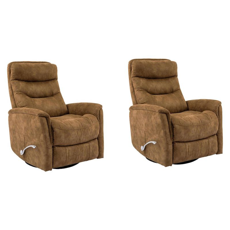 Parker Living Gemini - Autumn Swivel Glider Recliner Two Pack