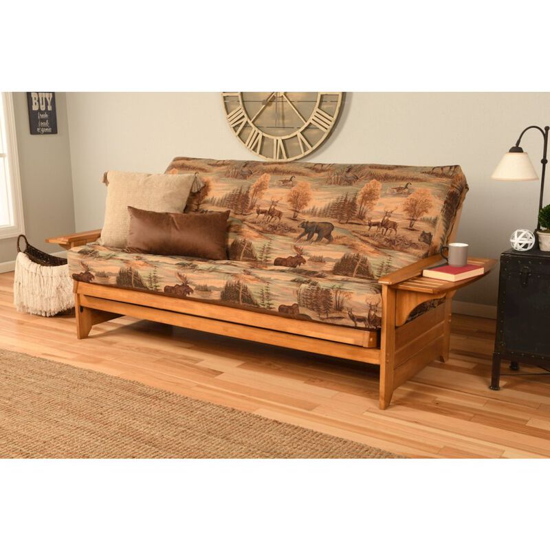 Phoenix Frame-Butternut Finish-Canadian Mattress-Storage Drawers image number 1