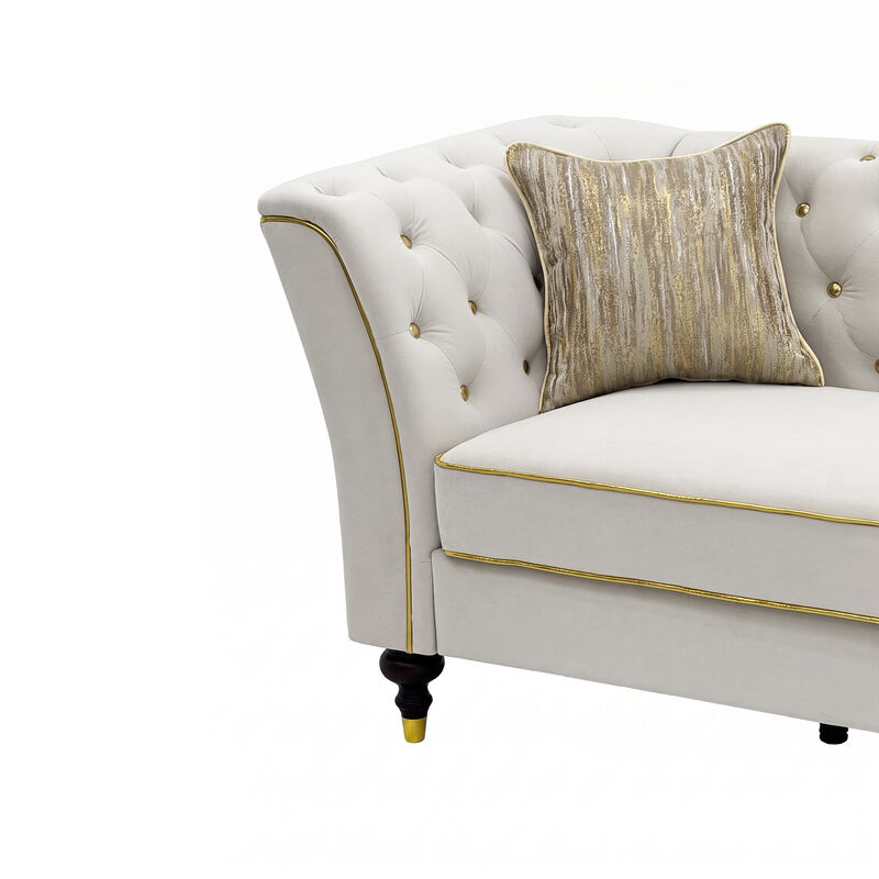 Pruvaf Large 89.5" 3 Person Couch image number 8