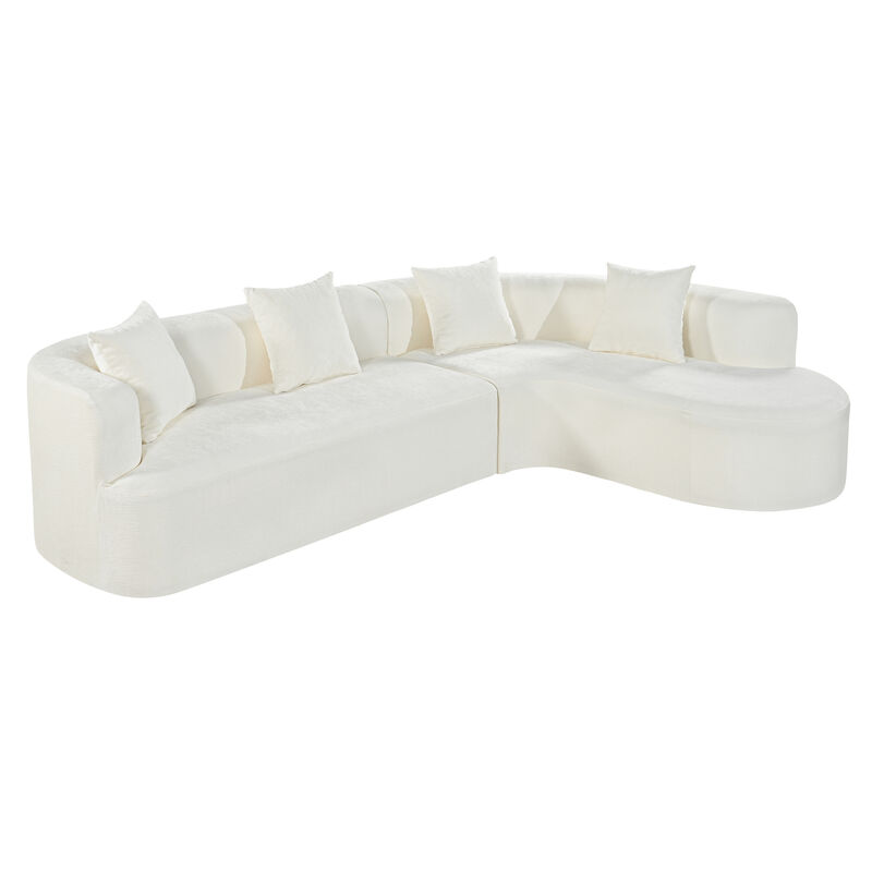 Oversized Curved Sectional image number 0