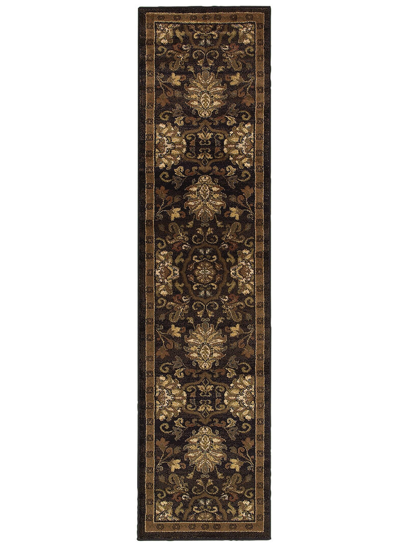 Hudson 1'10" x 7'6" Brown Rug
