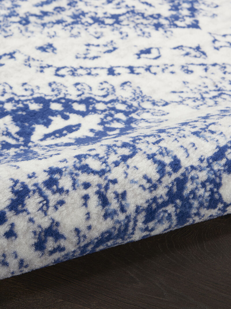 Whimsicle WHS15 Ivory/Navy 6' x 9' Rug