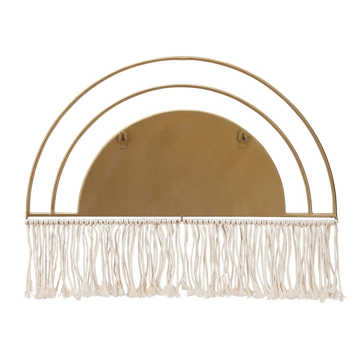 Arched Mirrored Wall Deco