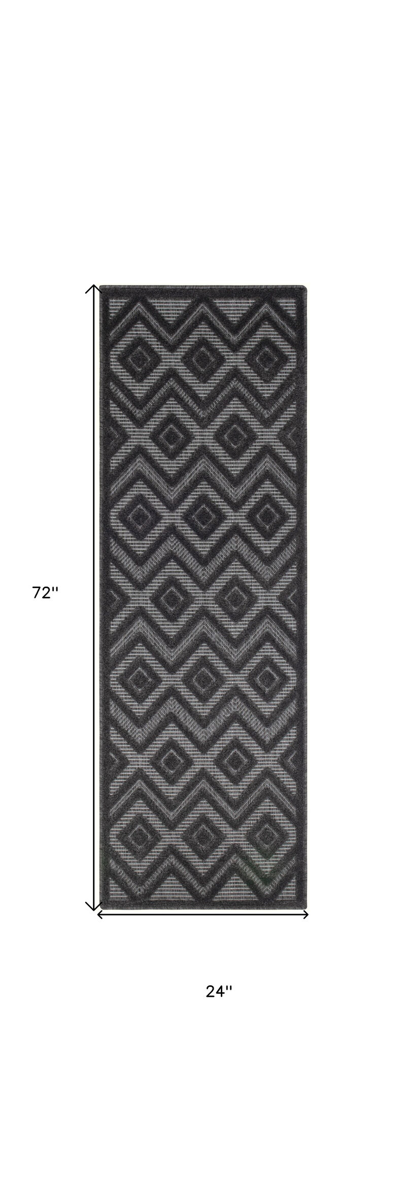 HomeRoots Geometric Indoor Outdoor Area Rug image number 5