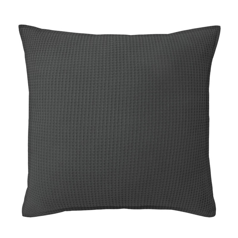 6ix Tailors Fine Linens Classic Waffle Gray Decorative Throw Pillows