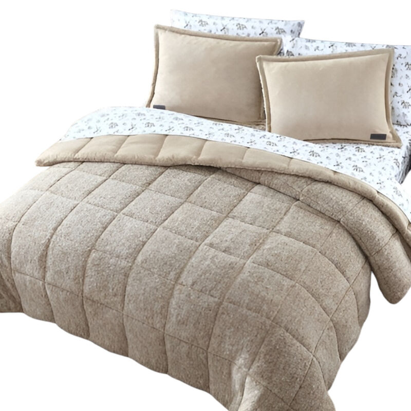 Sherpa & Micro Suede Reversible Comforter Set &ndash; Plush Warmth for Year-Round Comfort