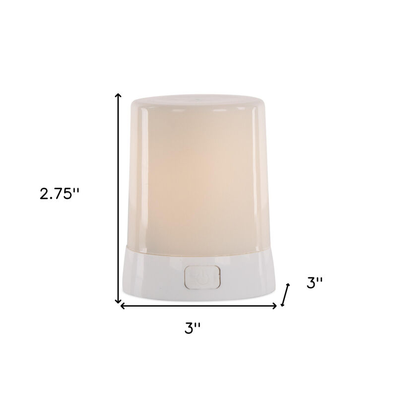 HomeRoots 3" White Flameless Designer Candle image number 2