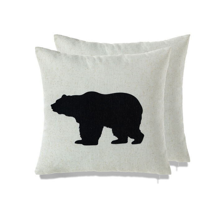 Cottage Icons throw pillow - set of 2