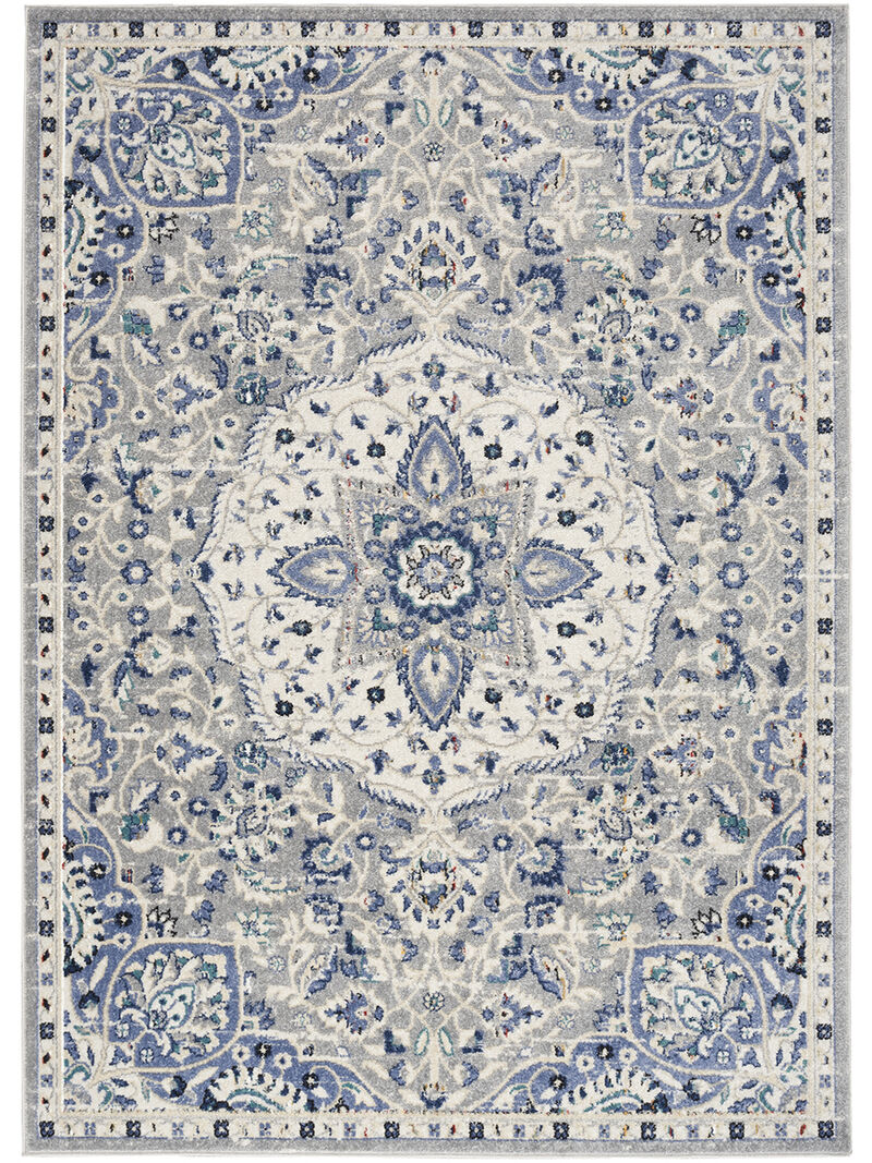 Passion PSN22 Gray/Beige 1'10" x 2'10" Rug image number 0