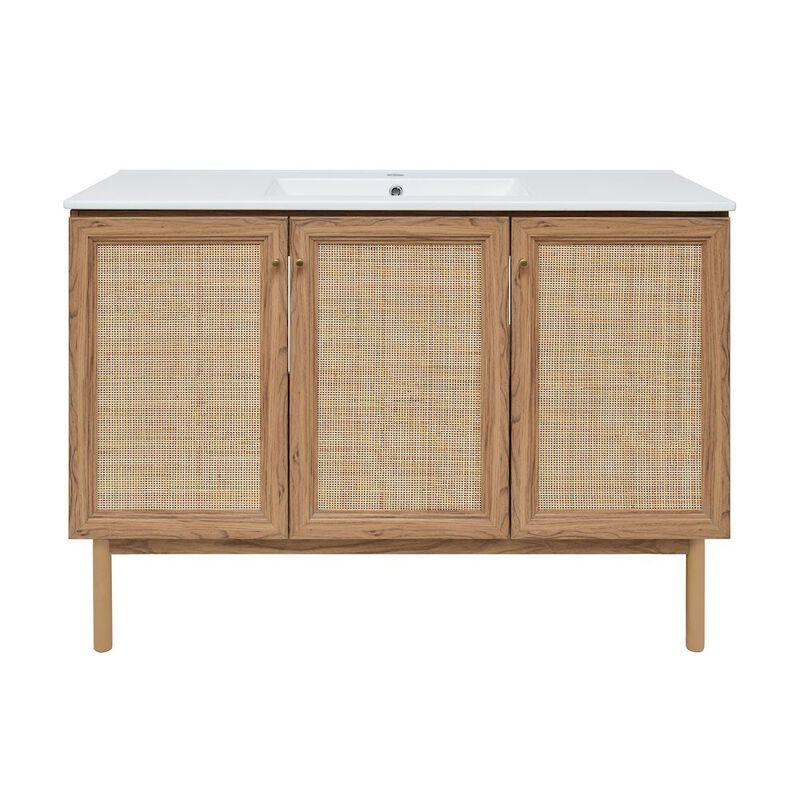 Classe 48" Freestanding Bathroom Vanity with Sink Top image number 0