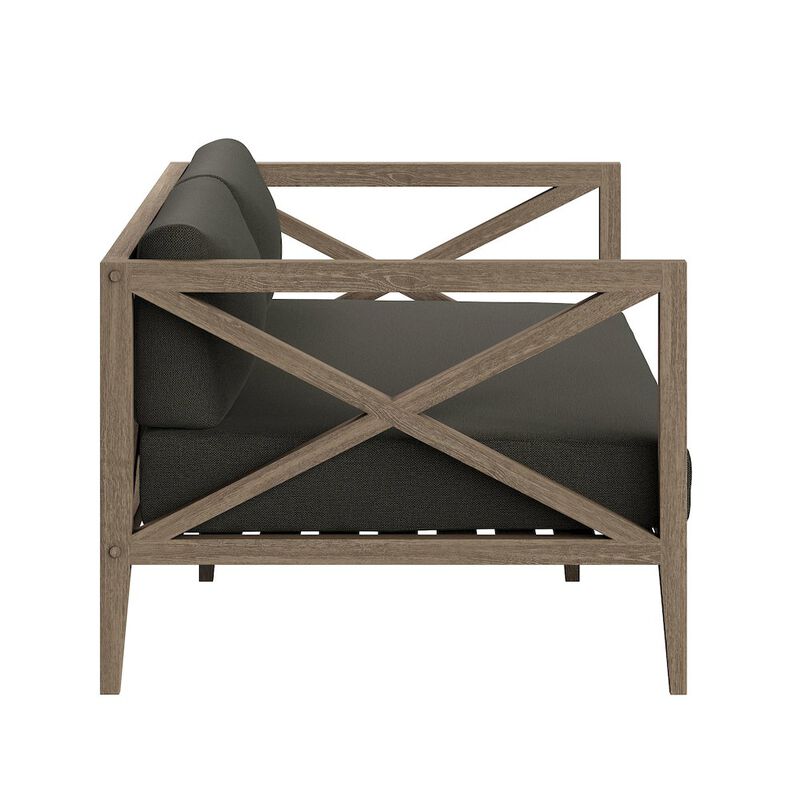 Northlake Outdoor Patio Teak Loveseat image number 3