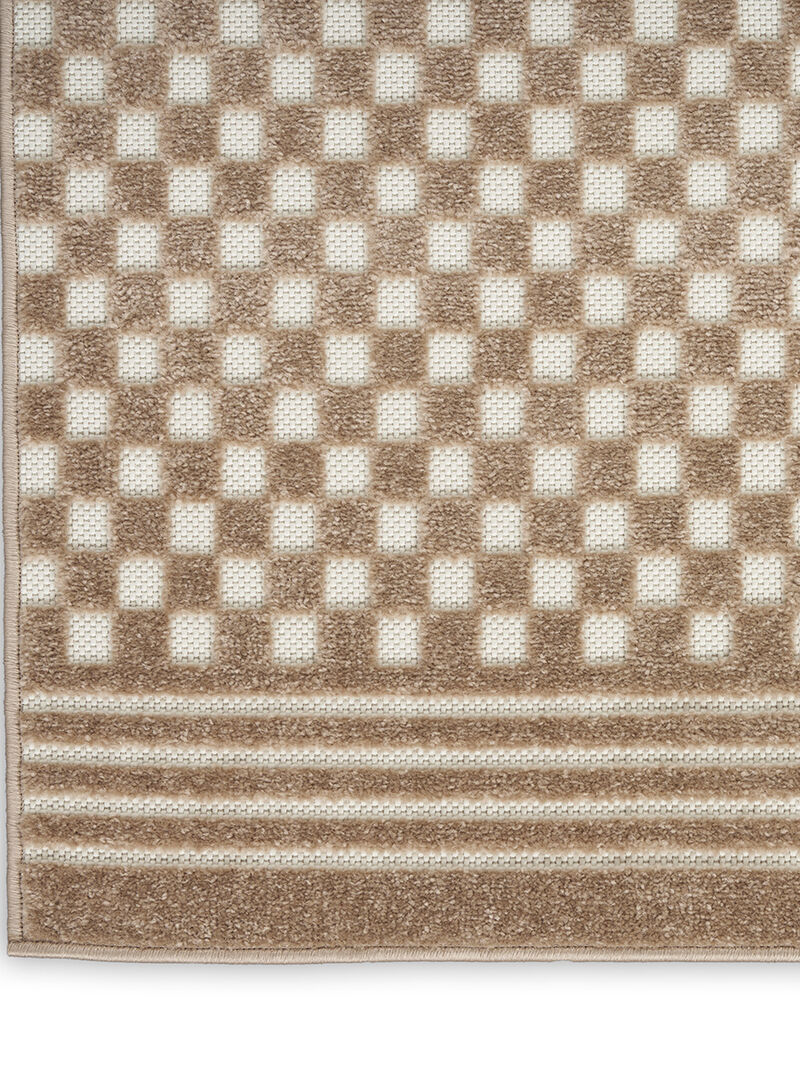 Care Free CAF02 Brown 3'11" x 5'11" Rug
