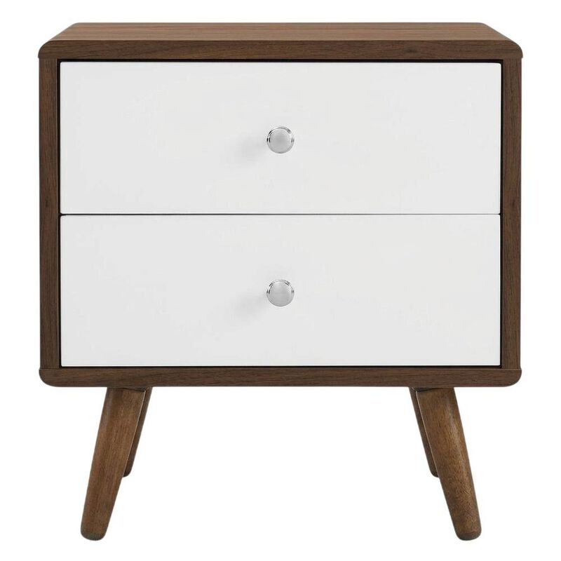 Nightstand with 2 Drawers and Compact Design image number 1