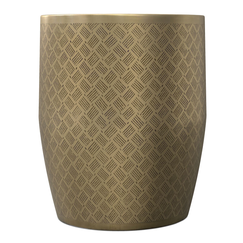 Simpli Home Johnsen 18 inch Cross Hatch Pattern Accent Table image number 2