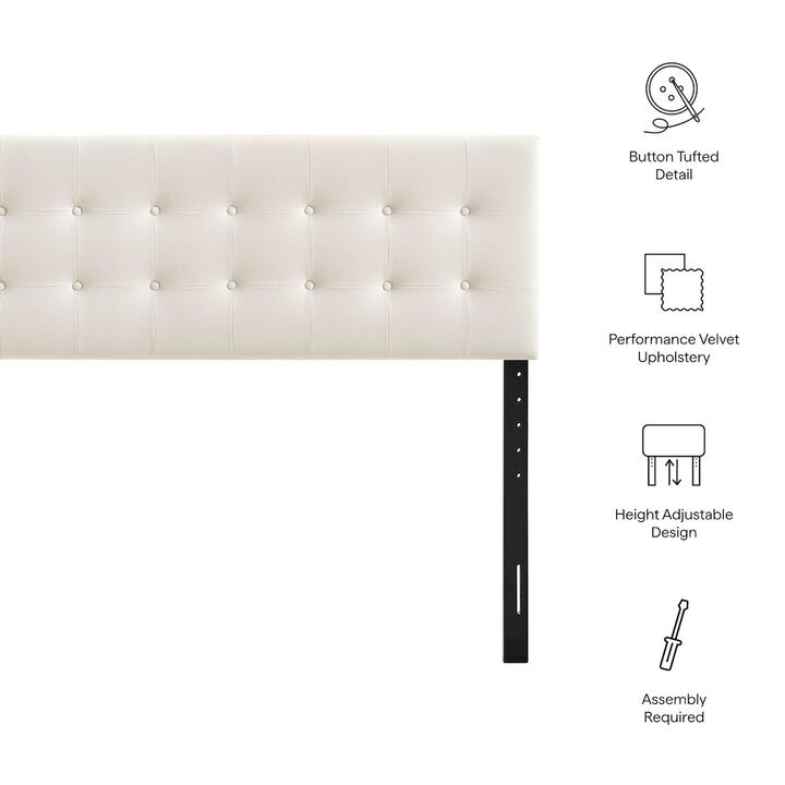Emily Stain-Resistant Performance Velvet Full Size Headboard