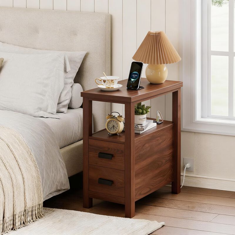 Pokreb Compact Rustic Nightstand image number 1