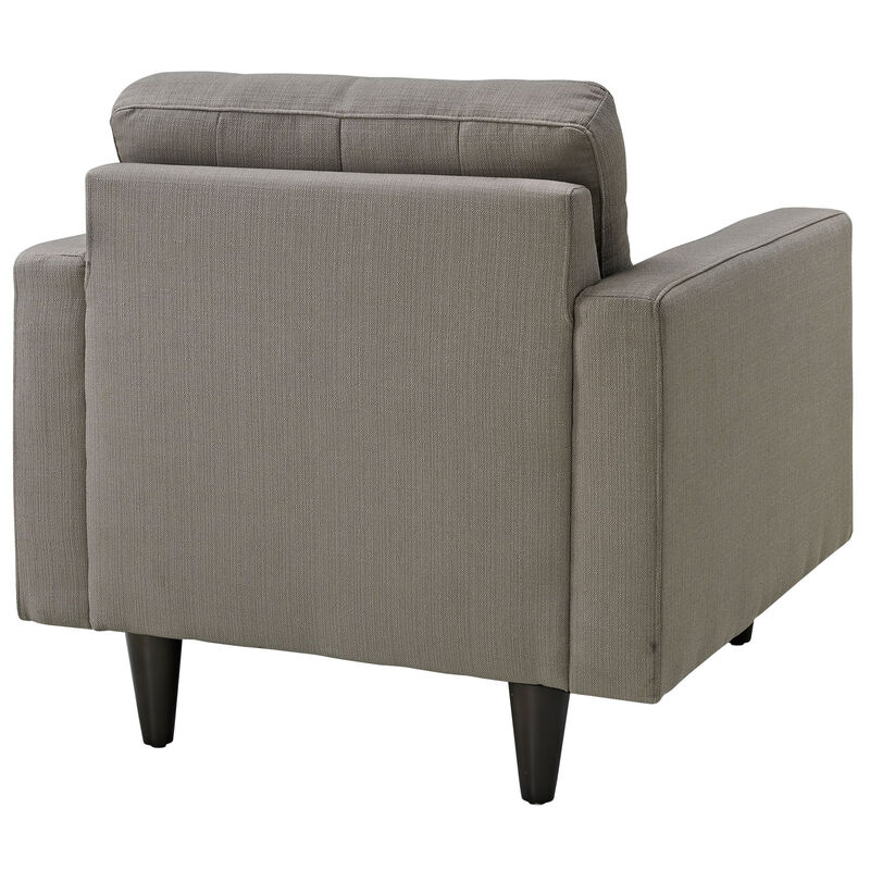 Empress Upholstered Fabric Armchair Gray EEI-1013-GRA image number 4
