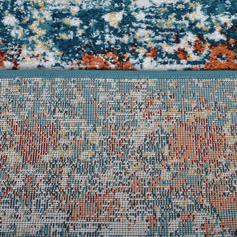 RUGSOTIC CARPETS MACHINE MADE HEATSET POLYPROPYLENE AREA RUGS  - Rectangle Shape, Classic Oriental Traditional  Design, Midium Pile Machine Made Area Rugs (M00038) image number 6