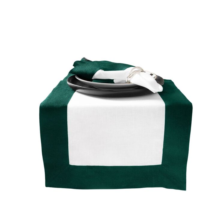 Solino Home 100% Pure Linen Table Runner - Contempo