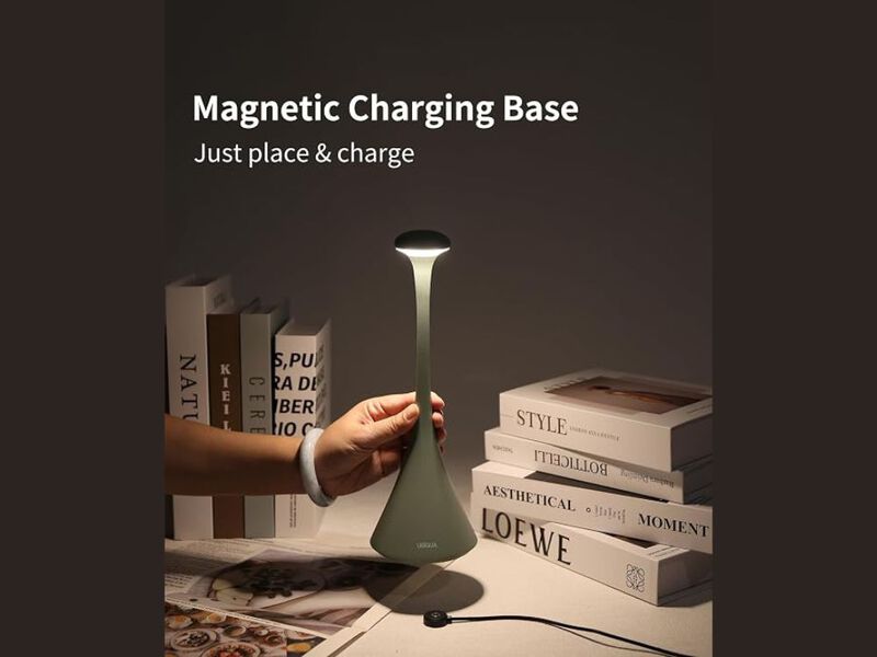 Rechargeable Cordless Table Lamp with Touch Control LED Dimmer Indoor Outdoor image number 1