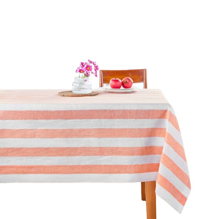 Linen Tablecloth - Cabana Stripe