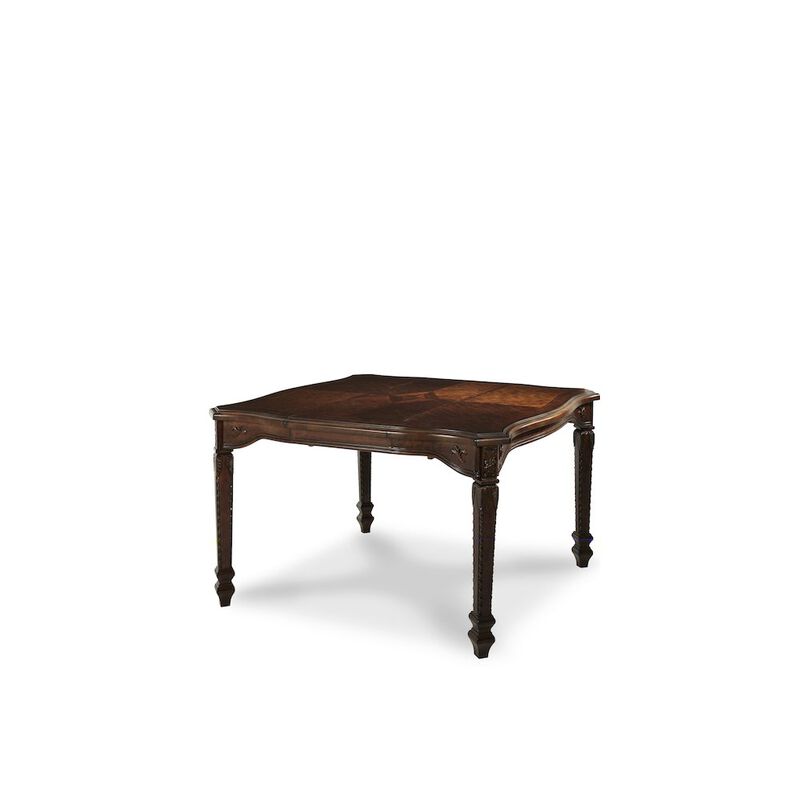 Michael Amini Windsor Court Gathering Table - Vintage Fruitwood