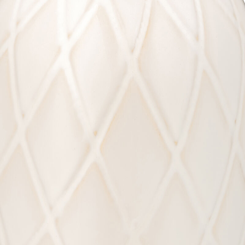 Cer, 16" Plaid Textured Vase image number 2