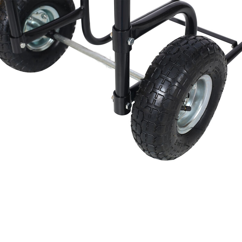 Streamdale Multipurpose Firewood & Heavy-Duty Cart with 200lb Capacity