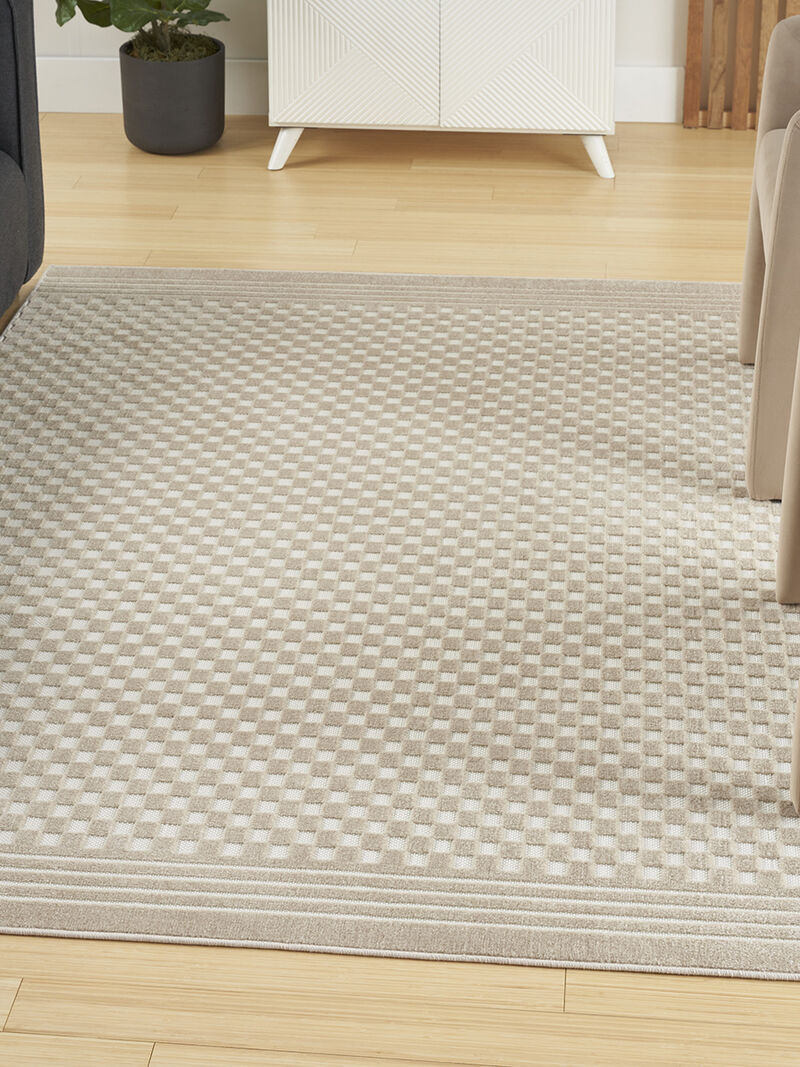 Care Free CAF02 Beige 3'11" x 5'11" Rug