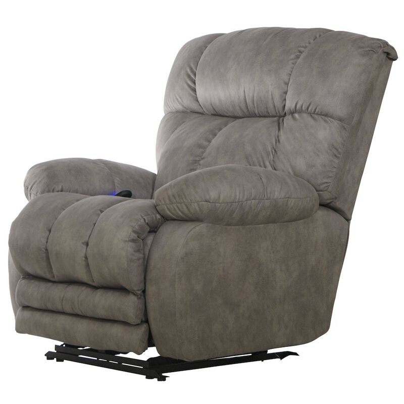 Catnapper Dawkins Oversized Power Lay Flat Recliner with Extra Extension Footrest
