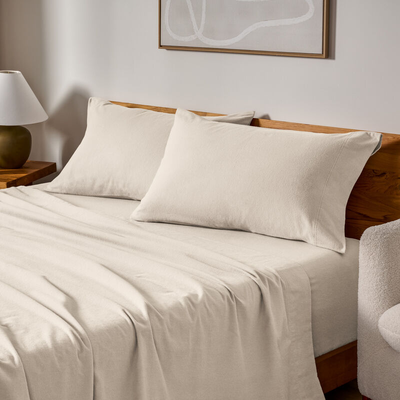 Soft & Cozy 100% Cotton Flannel Pillowcase Set image number 1