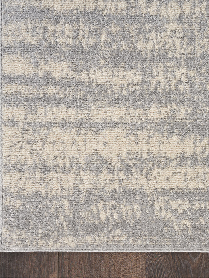 Nourison Essentials NRE03 Gray/Beige 4' x 6' Rug