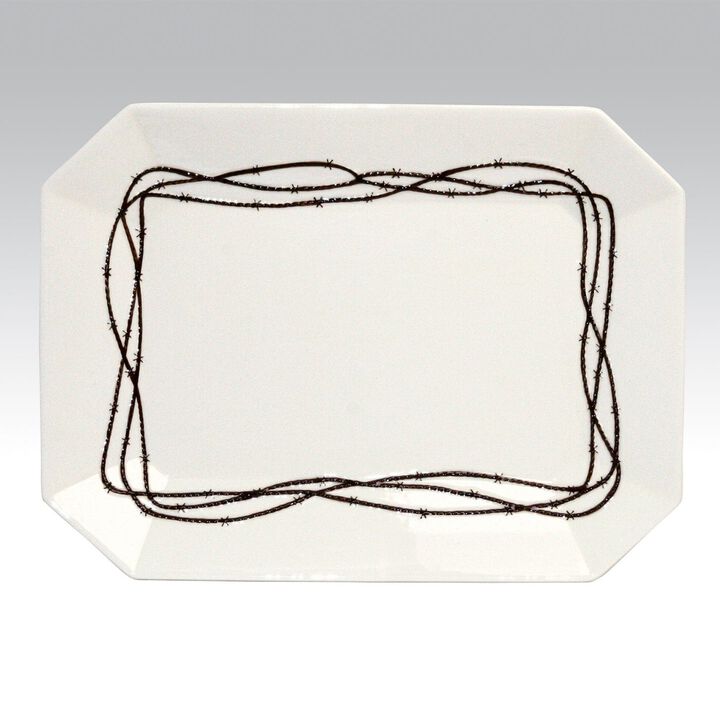 Barbwire Serving Platter