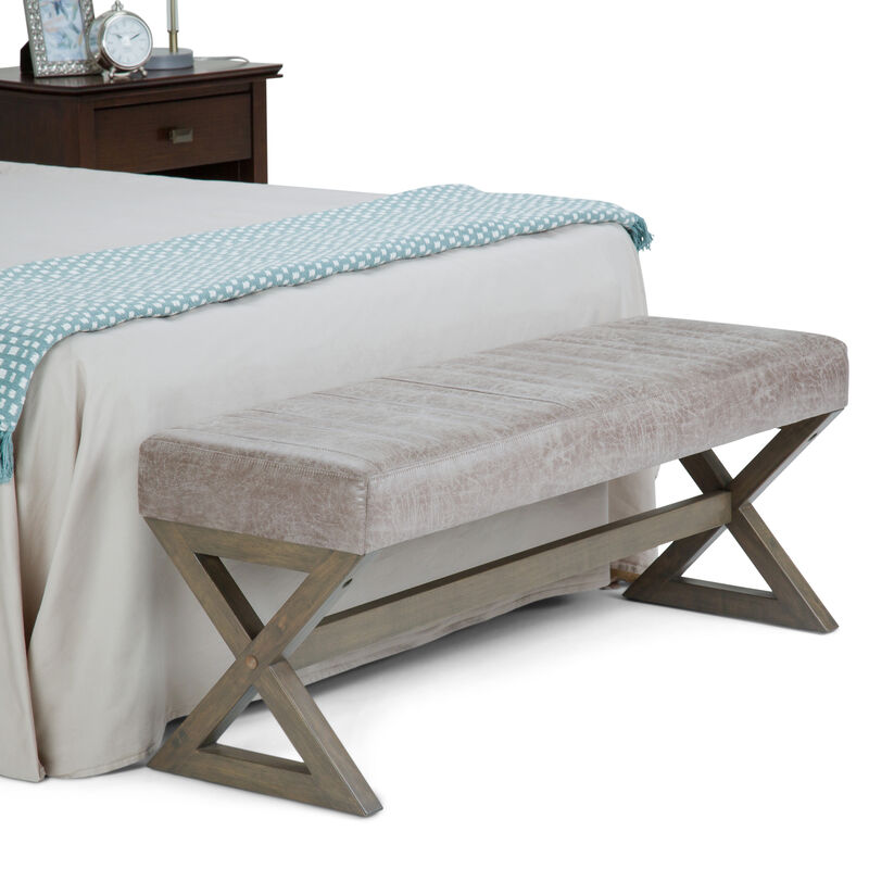 Simpli Home Salinger Large Ottoman Bench image number 2