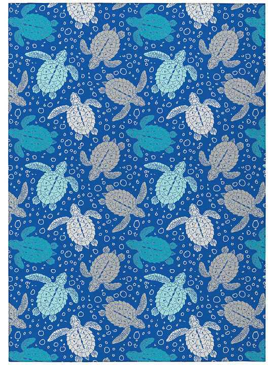 Seabreeze SZ13 Navy 3' x 5' Rug