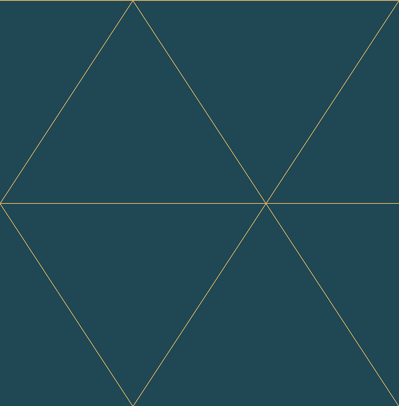 Twilight Teal Geometric Wallpaper image number 0