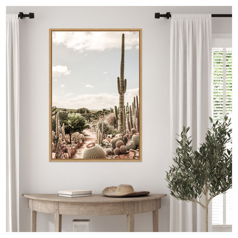 Cactus Farm by Shot by Clint Framed Canvas Wall Art image number 1