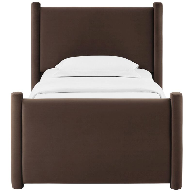 Modway Rael Performance Velvet Twin Platform Bed image number 5