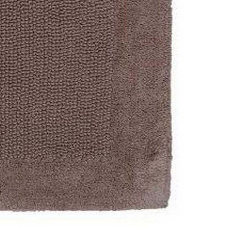 Knightsbridge Bella Napoli 220 GSF Reversible Bath Rug 20 x 30 - Stone