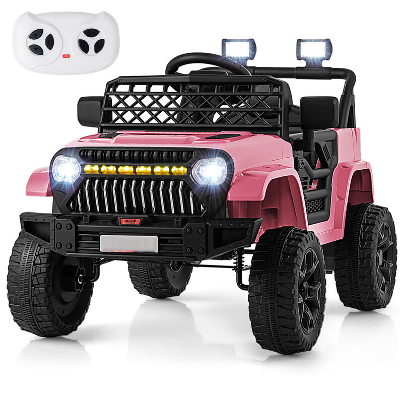 Kids 12V Ride On Truck Car with Music Player and Remote Control image number 3