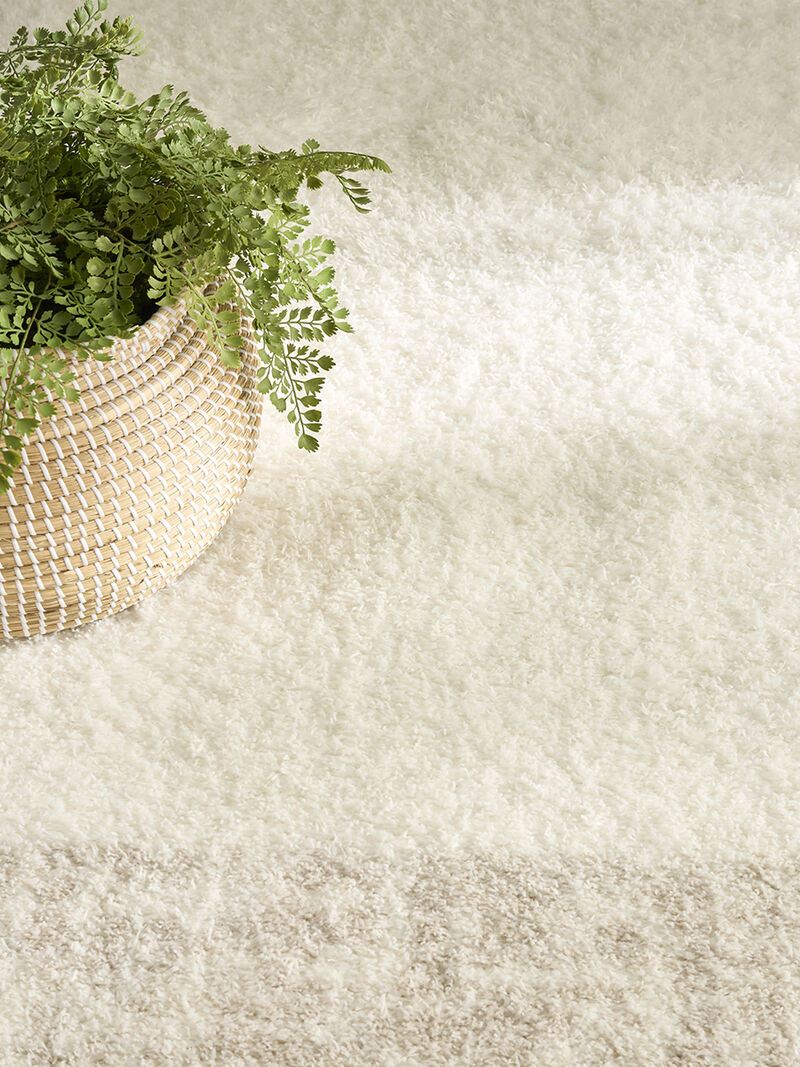 Pacific Shag PCS02 Ivory/Beige 7'10" x 9'10" Rug