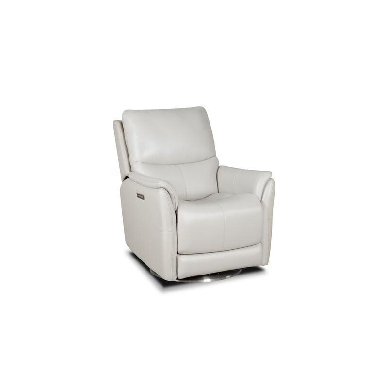 Barcalounger Salem Swivel Recliner w/Power Recline, Power Head Rest & Power Lumbar (Lay Flat)