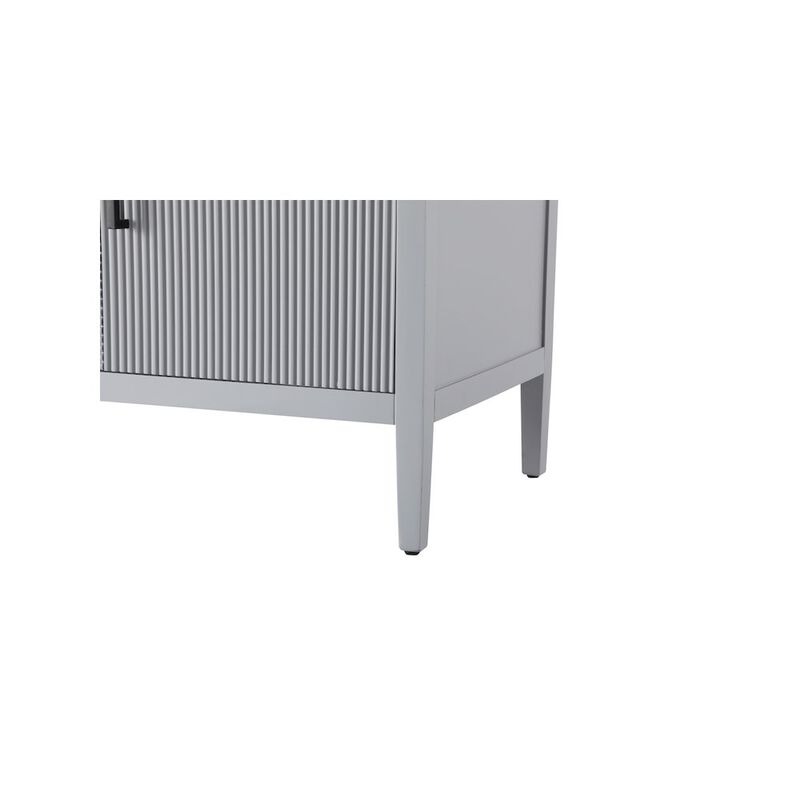 Elegant Kitchen and Bath 54 inch Double Bathroom Vanity in Grey