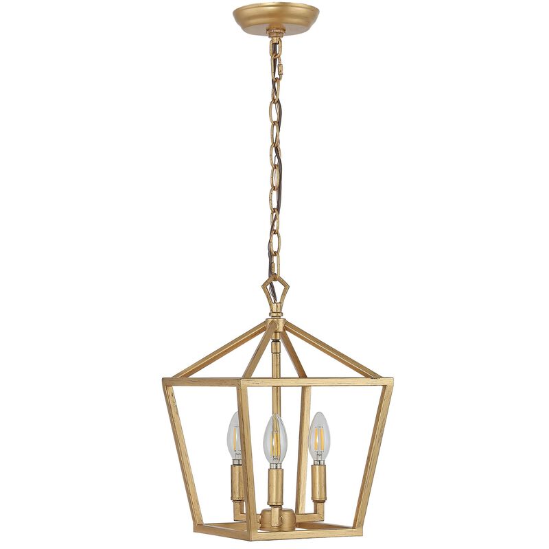 PagodaBulb Lantern Metal LED Pendant