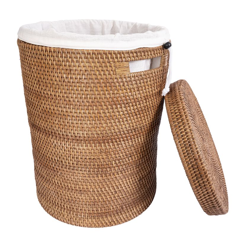 Saboga Home&trade; Round Hamper with Lid image number 3