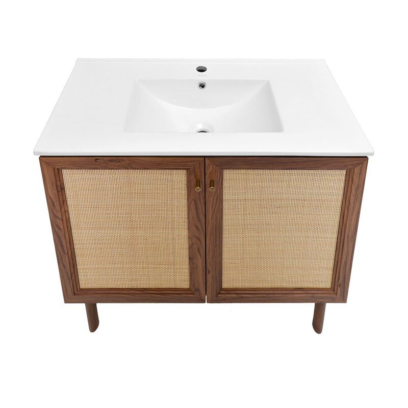 Classe 36" Freestanding Bathroom Vanity with Sink Top image number 9
