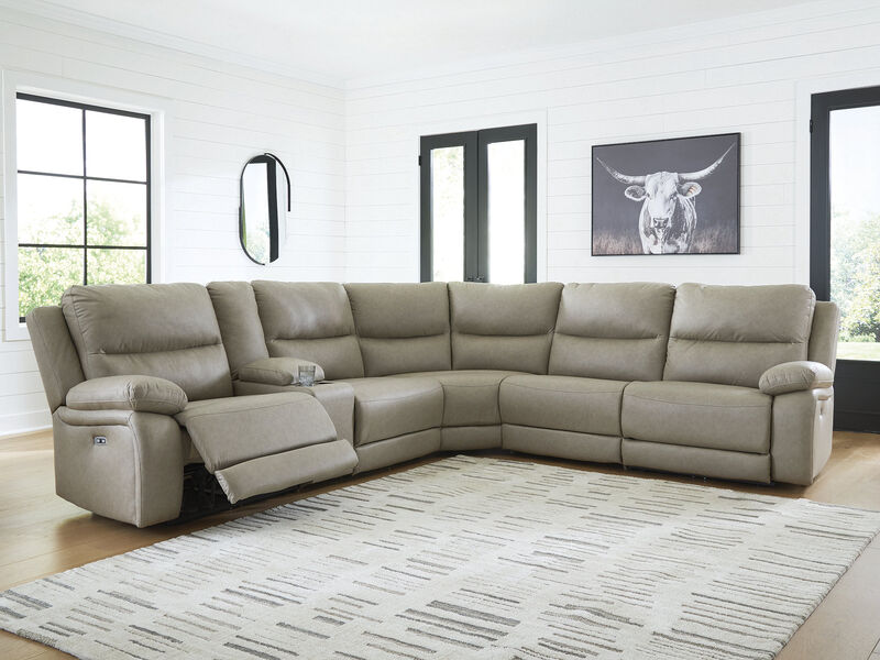 Brannigan 6-Piece Power Reclining Sectional image number 1
