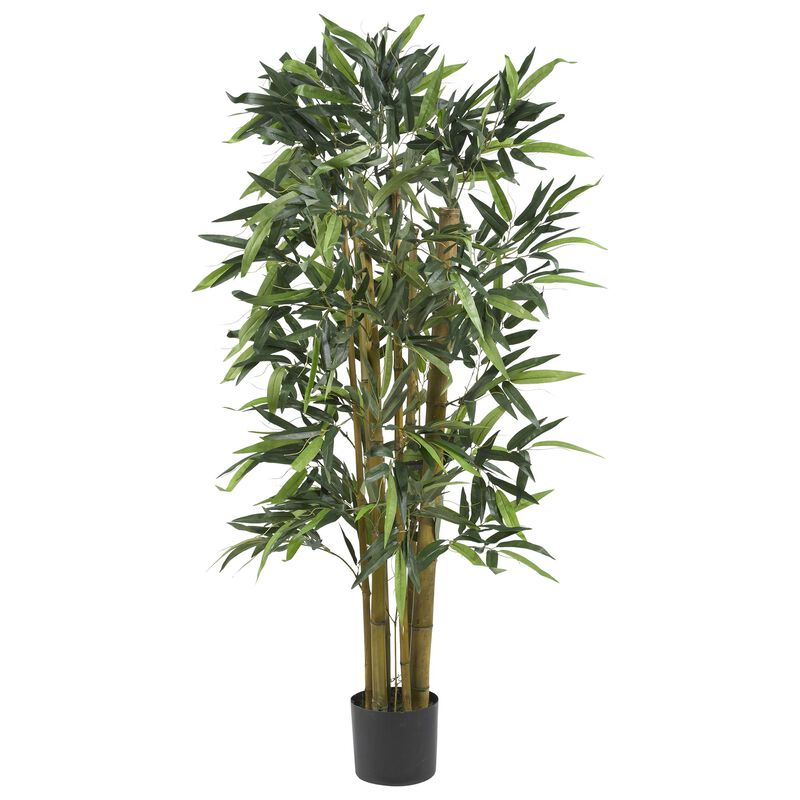 Hivvago 4 Feet Biggy Bamboo Silk Tree